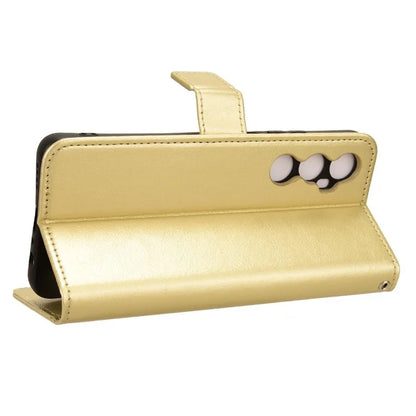 For Realme C65 4G Phone Case Wallet Stand Crazy Horse Texture Cover