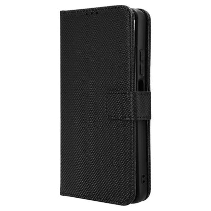 For Realme C65 4G Shockproof Case Diamond Texture PU Leather Phone Wallet Cover
