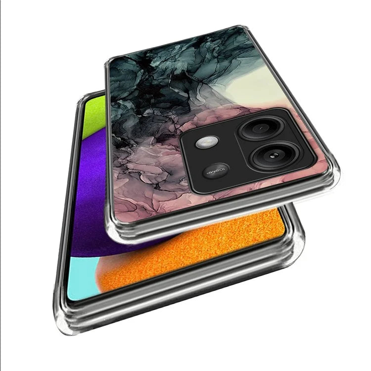 For Xiaomi Redmi Note 13 5G Phone Case Pattern Printing Shockproof Slim TPU Cover