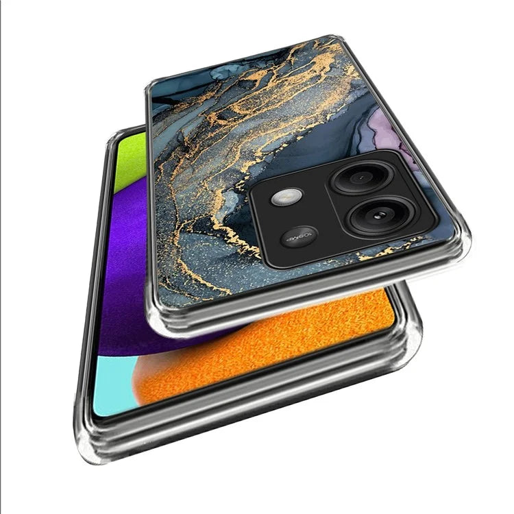 For Xiaomi Redmi Note 13 5G Phone Case Pattern Printing Shockproof Slim TPU Cover
