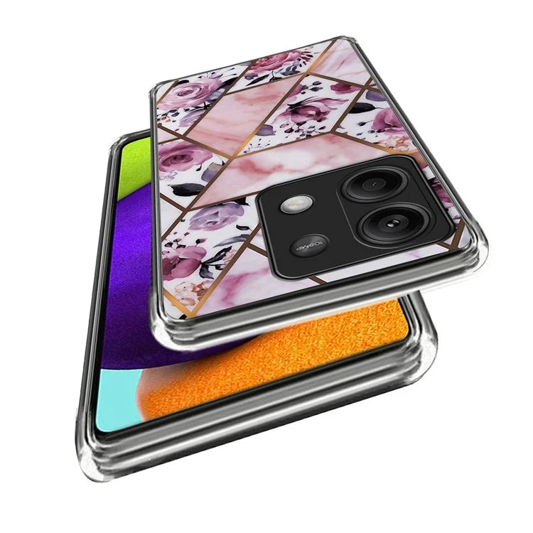 For Xiaomi Redmi Note 13 5G Phone Case Pattern Printing Shockproof Slim TPU Cover