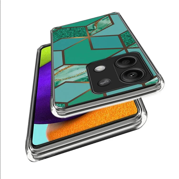 For Xiaomi Redmi Note 13 5G Phone Case Pattern Printing Shockproof Slim TPU Cover