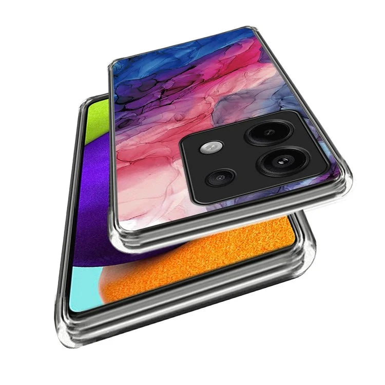 For Xiaomi Redmi Note 13 Pro 5G / Poco X6 5G Back Case Pattern Printing TPU Bump Proof Phone Cover