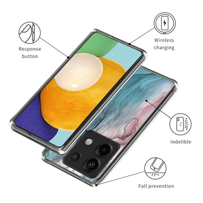 For Xiaomi Redmi Note 13 Pro 5G / Poco X6 5G Back Case Pattern Printing TPU Bump Proof Phone Cover