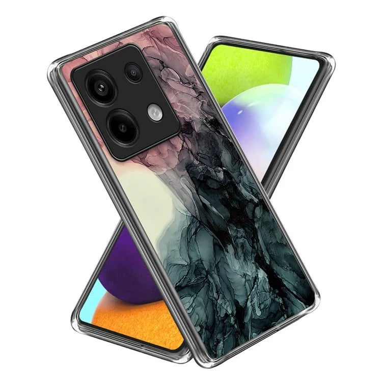 For Xiaomi Redmi Note 13 Pro 5G / Poco X6 5G Back Case Pattern Printing TPU Bump Proof Phone Cover