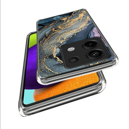 For Xiaomi Redmi Note 13 Pro 5G / Poco X6 5G Back Case Pattern Printing TPU Bump Proof Phone Cover