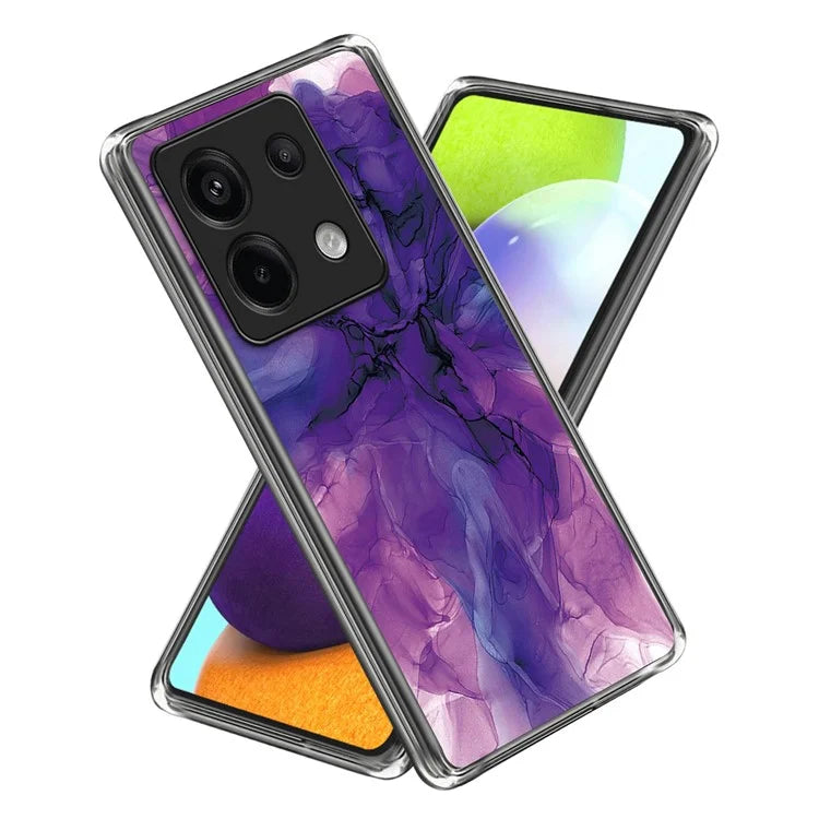 For Xiaomi Redmi Note 13 Pro 5G / Poco X6 5G Back Case Pattern Printing TPU Bump Proof Phone Cover
