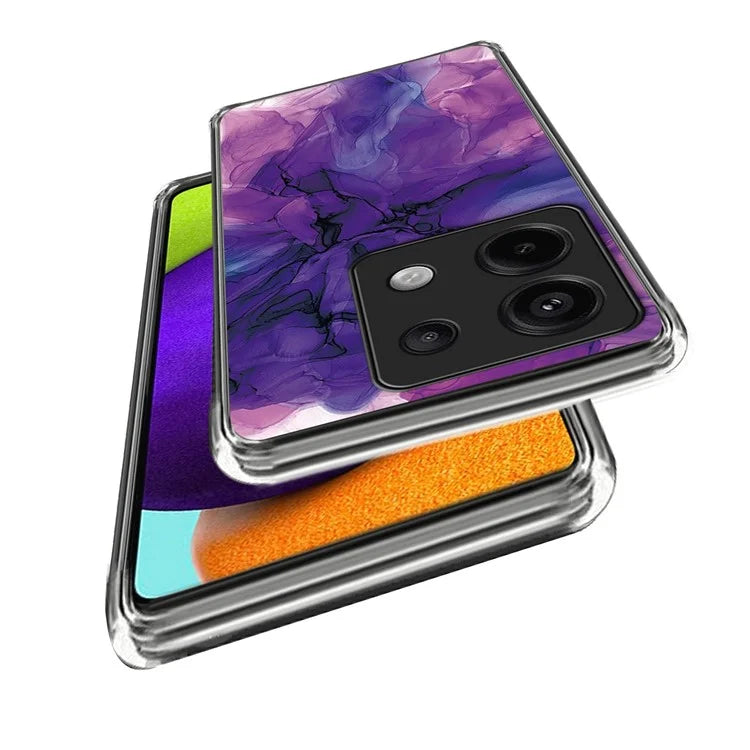 For Xiaomi Redmi Note 13 Pro 5G / Poco X6 5G Back Case Pattern Printing TPU Bump Proof Phone Cover