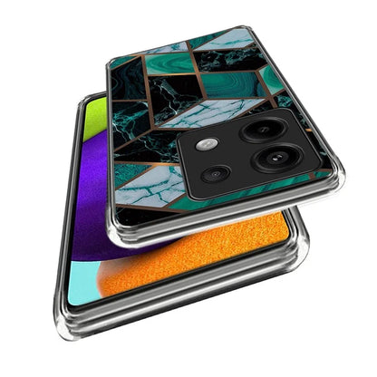For Xiaomi Redmi Note 13 Pro 5G / Poco X6 5G Back Case Pattern Printing TPU Bump Proof Phone Cover
