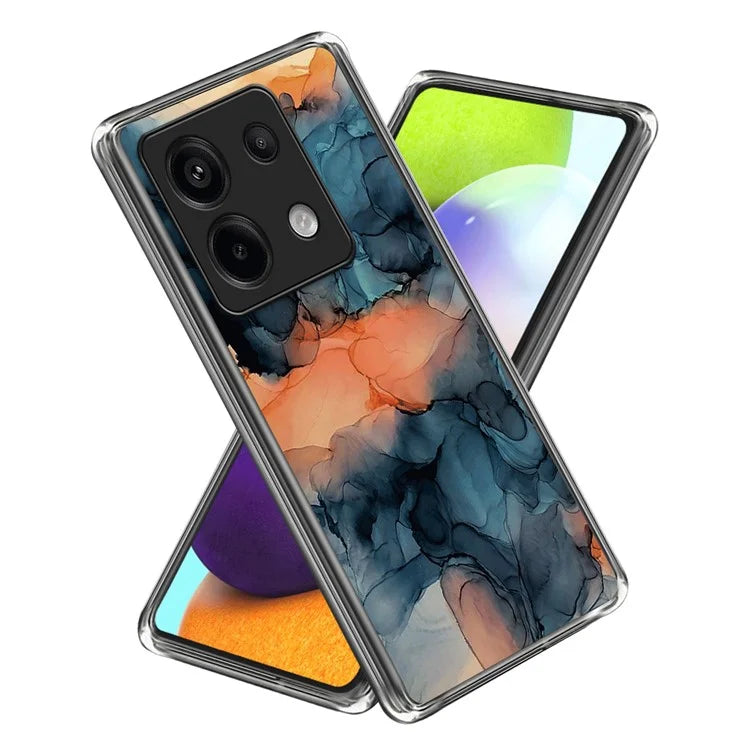 For Xiaomi Redmi Note 13 Pro 5G / Poco X6 5G Back Case Pattern Printing TPU Bump Proof Phone Cover