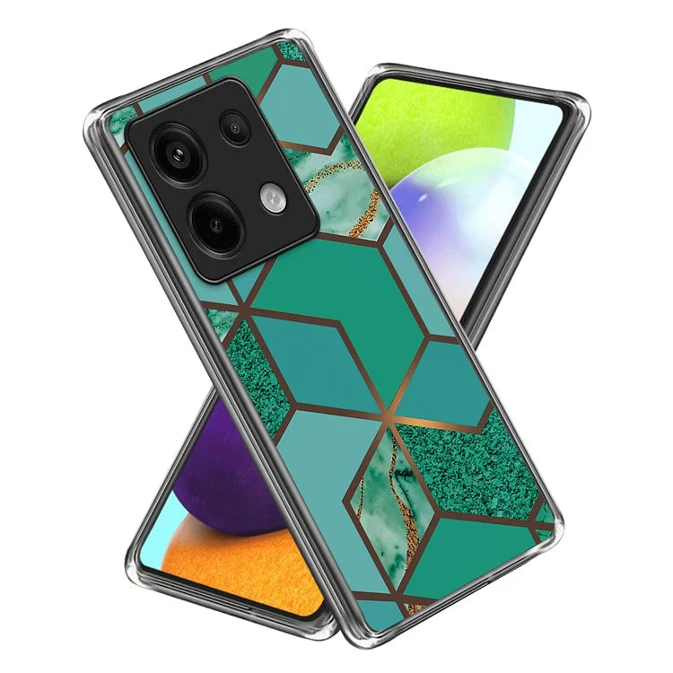 For Xiaomi Redmi Note 13 Pro 5G / Poco X6 5G Back Case Pattern Printing TPU Bump Proof Phone Cover