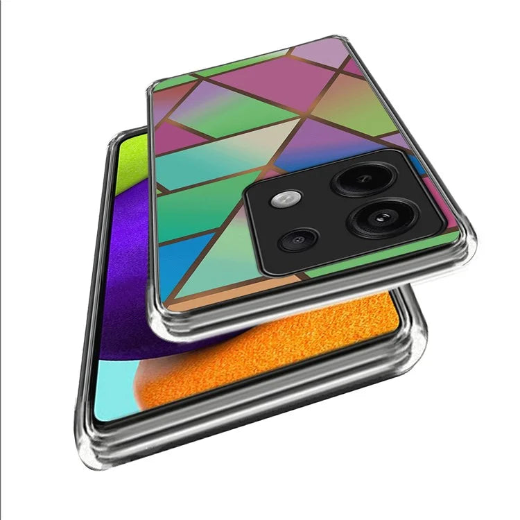 For Xiaomi Redmi Note 13 Pro 5G / Poco X6 5G Back Case Pattern Printing TPU Bump Proof Phone Cover