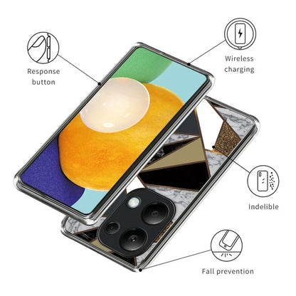 For Xiaomi Redmi Note 13 Pro 4G / Poco M6 Pro 4G Phone Case Pattern Printing TPU Back Cover