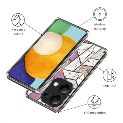 For Xiaomi Redmi Note 13 Pro 4G / Poco M6 Pro 4G Phone Case Pattern Printing TPU Back Cover