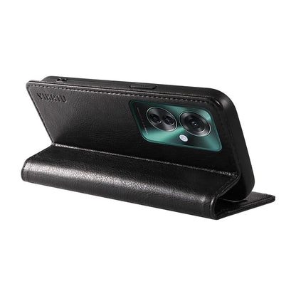 YIKATU YK-006 For Oppo Reno11 F 5G Case Litchi Texture Magnetic Closing Leather Phone Cover