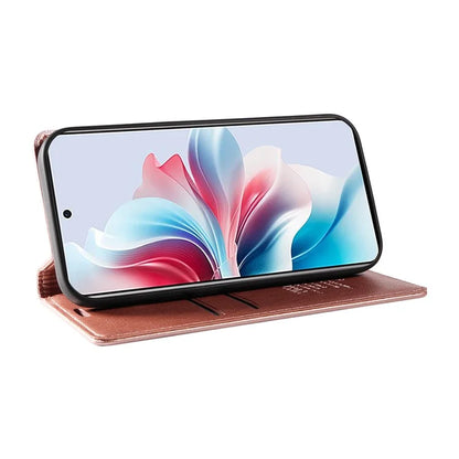YIKATU YK-006 For Oppo Reno11 F 5G Case Litchi Texture Magnetic Closing Leather Phone Cover