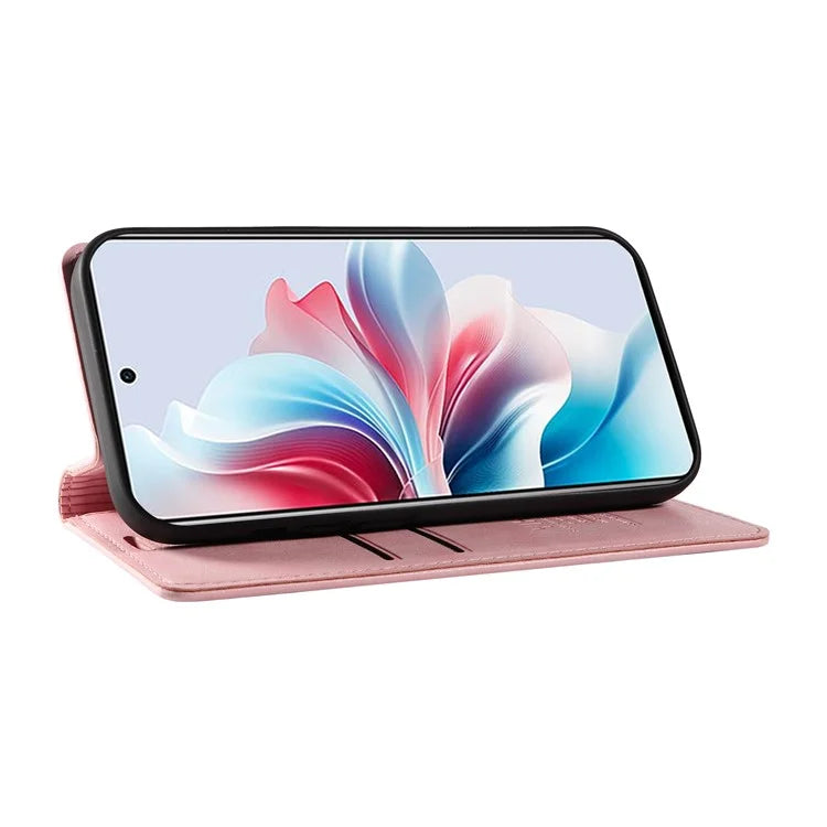 YIKATU YK-006 For Oppo Reno11 F 5G Case Litchi Texture Magnetic Closing Leather Phone Cover