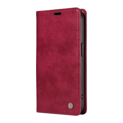 YIKATU YK-006 For Oppo Reno11 F 5G Case Litchi Texture Magnetic Closing Leather Phone Cover
