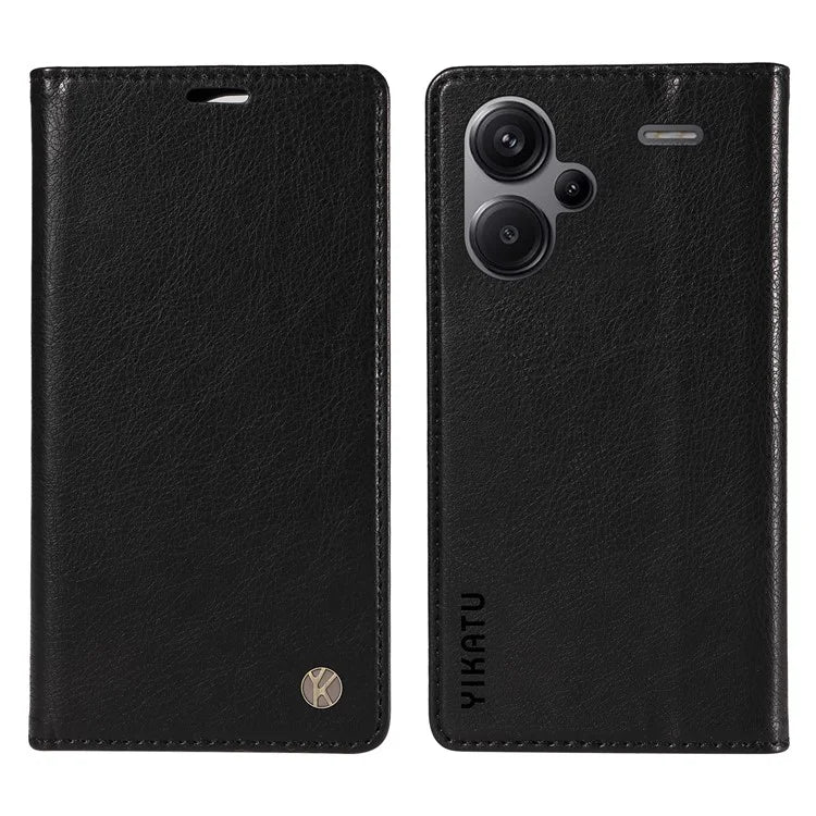 YIKATU YK-006 For Xiaomi Redmi Note 13 Pro+ 5G Case Magnetic Closing Leather Phone Cover