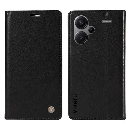 YIKATU YK-006 For Xiaomi Redmi Note 13 Pro+ 5G Case Magnetic Closing Leather Phone Cover
