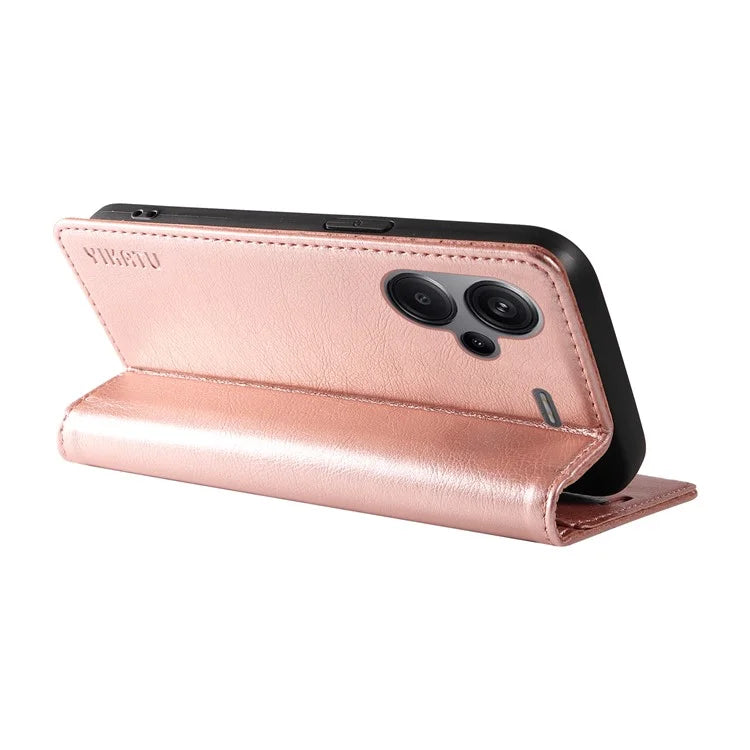 YIKATU YK-006 For Xiaomi Redmi Note 13 Pro+ 5G Case Magnetic Closing Leather Phone Cover
