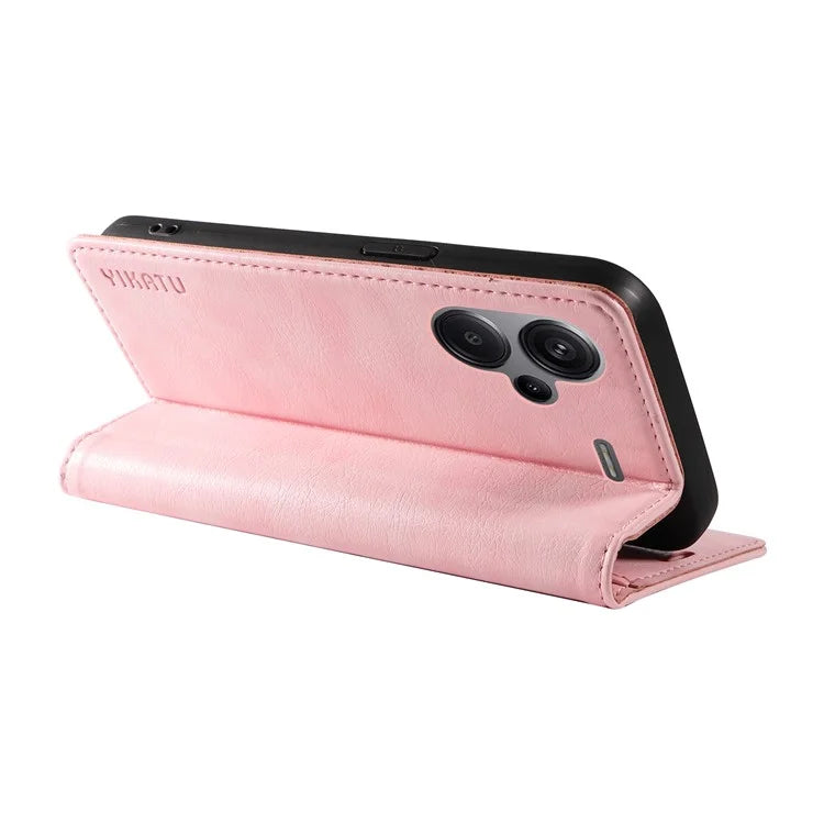 YIKATU YK-006 For Xiaomi Redmi Note 13 Pro+ 5G Case Magnetic Closing Leather Phone Cover