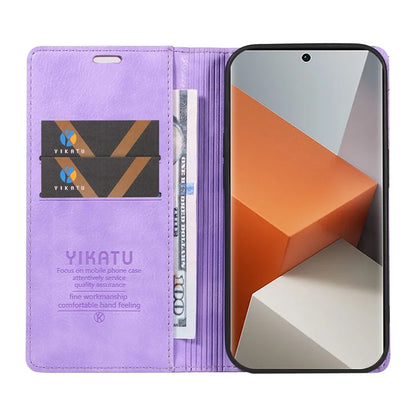 YIKATU YK-006 For Xiaomi Redmi Note 13 Pro+ 5G Case Magnetic Closing Leather Phone Cover