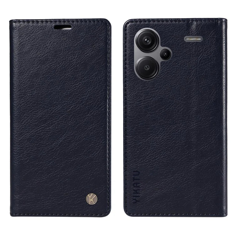 YIKATU YK-006 For Xiaomi Redmi Note 13 Pro+ 5G Case Magnetic Closing Leather Phone Cover
