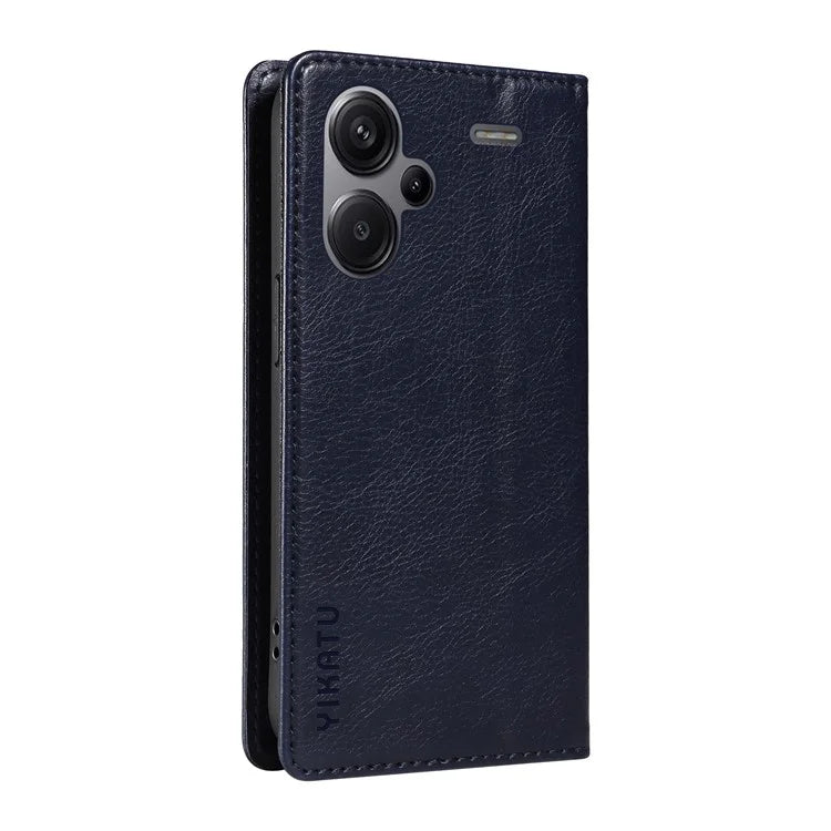 YIKATU YK-006 For Xiaomi Redmi Note 13 Pro+ 5G Case Magnetic Closing Leather Phone Cover