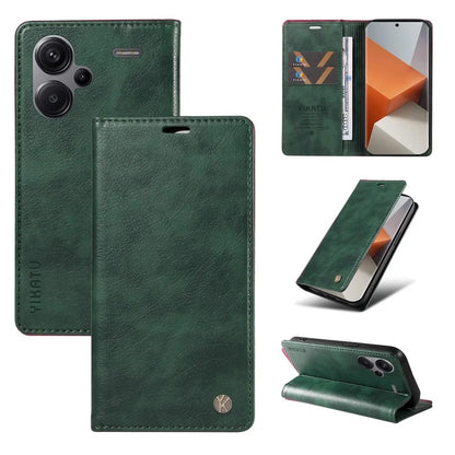 YIKATU YK-006 For Xiaomi Redmi Note 13 Pro+ 5G Case Magnetic Closing Leather Phone Cover