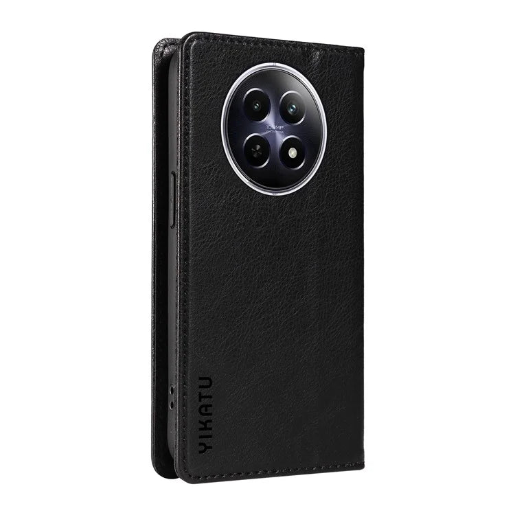 YIKATU YK-006 For Realme 12 5G Wallet Case Folding Stand PU Leather Phone Cover