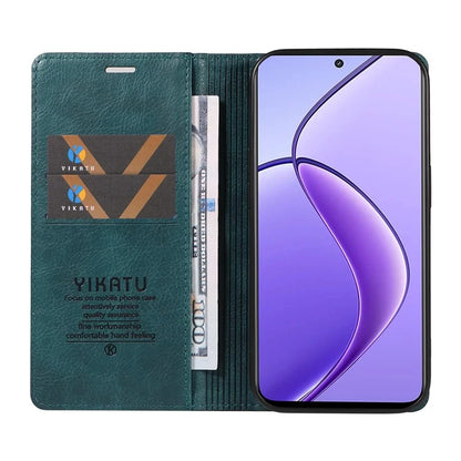 YIKATU YK-006 For Realme 12 5G Wallet Case Folding Stand PU Leather Phone Cover