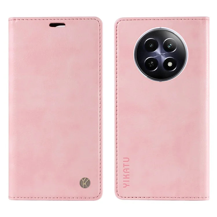 YIKATU YK-006 For Realme 12 5G Wallet Case Folding Stand PU Leather Phone Cover