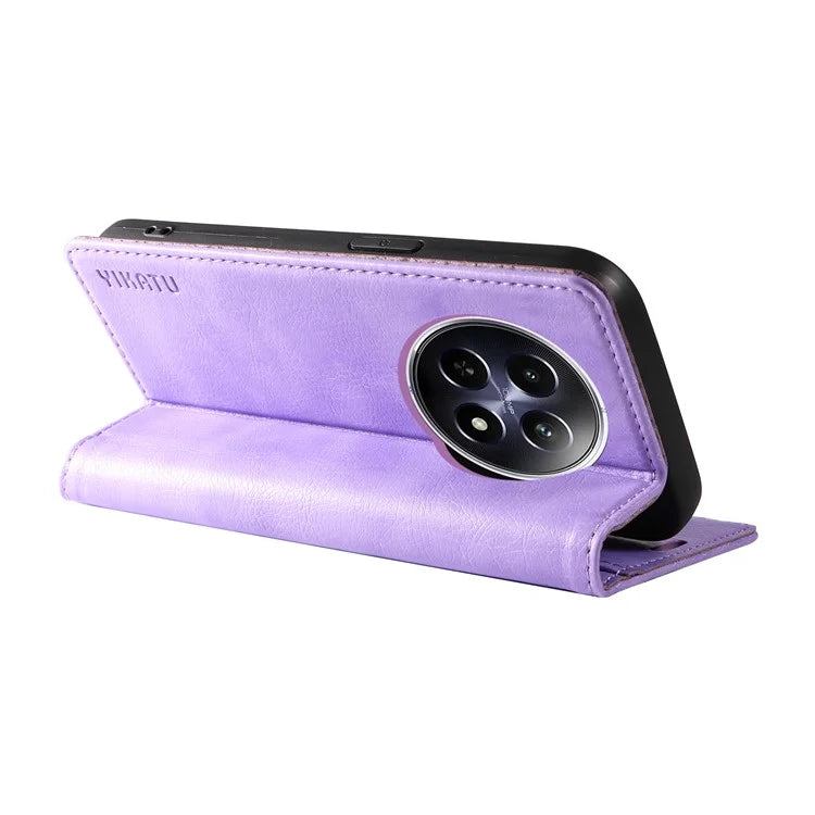 YIKATU YK-006 For Realme 12 5G Wallet Case Folding Stand PU Leather Phone Cover