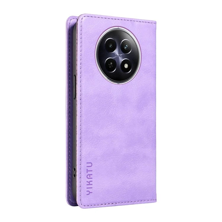 YIKATU YK-006 For Realme 12 5G Wallet Case Folding Stand PU Leather Phone Cover