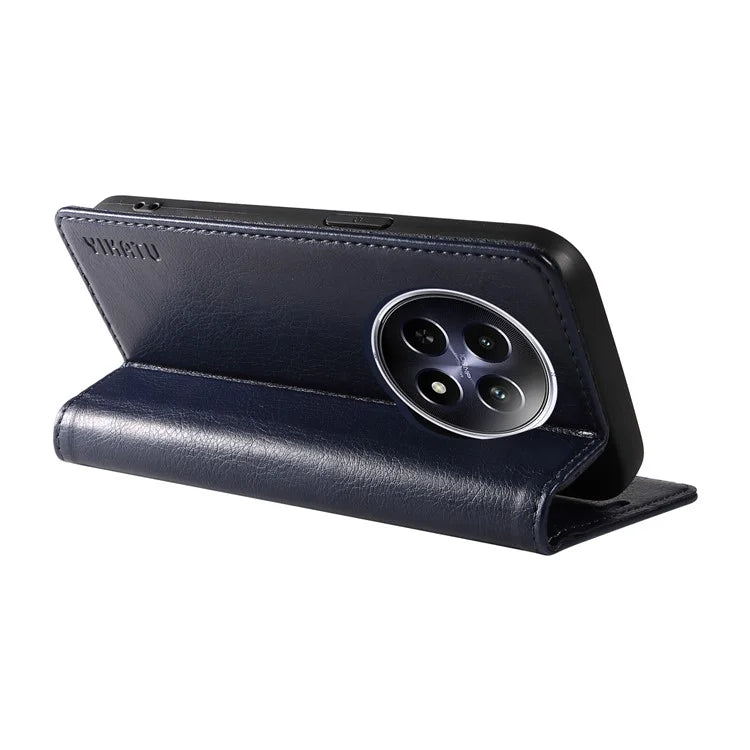 YIKATU YK-006 For Realme 12 5G Wallet Case Folding Stand PU Leather Phone Cover