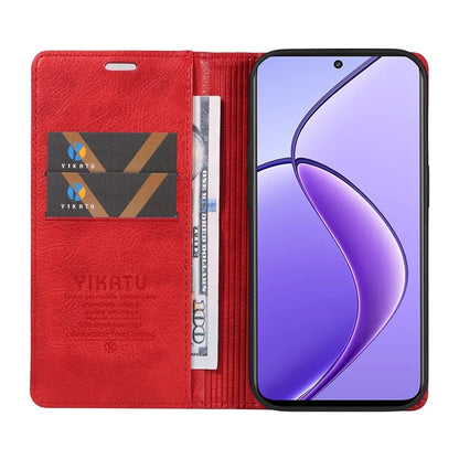 YIKATU YK-006 For Realme 12 5G Wallet Case Folding Stand PU Leather Phone Cover