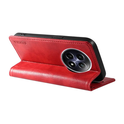 YIKATU YK-006 For Realme 12 5G Wallet Case Folding Stand PU Leather Phone Cover