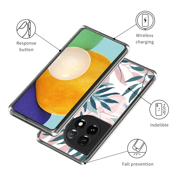 For OnePlus Ace 3 5G / 12R 5G Case Slim Pattern Printed TPU Phone Cover