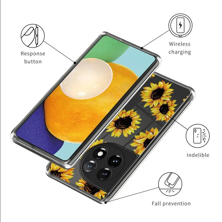 For OnePlus Ace 3 5G / 12R 5G Case Slim Pattern Printed TPU Phone Cover