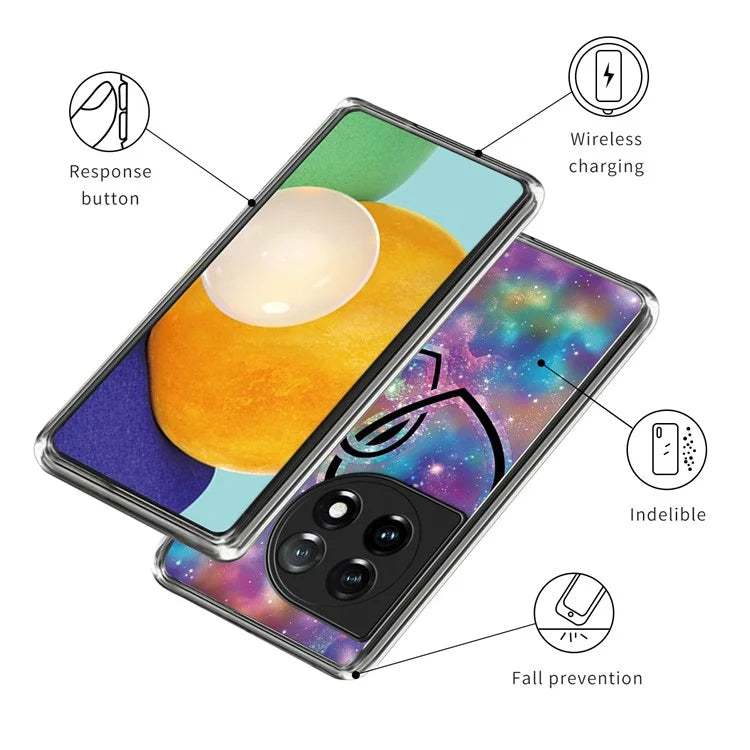 For OnePlus Ace 3 5G / 12R 5G Case Slim Pattern Printed TPU Phone Cover