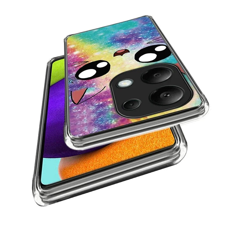 For Xiaomi Redmi Note 13 Pro 4G / Poco M6 Pro 4G TPU Case Soft Phone Cover Pattern Printing