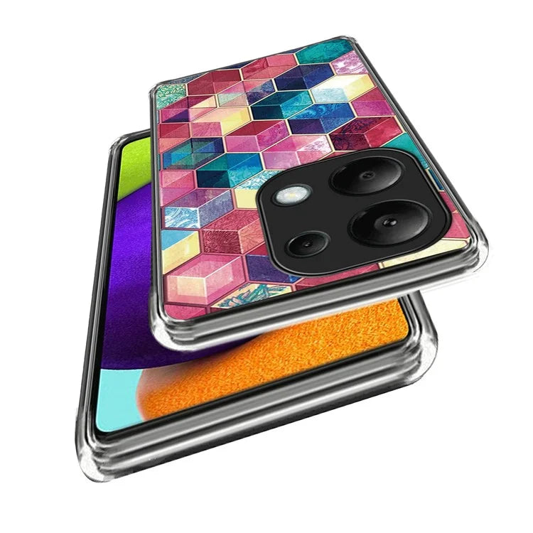 For Xiaomi Redmi Note 13 Pro 4G / Poco M6 Pro 4G TPU Case Soft Phone Cover Pattern Printing