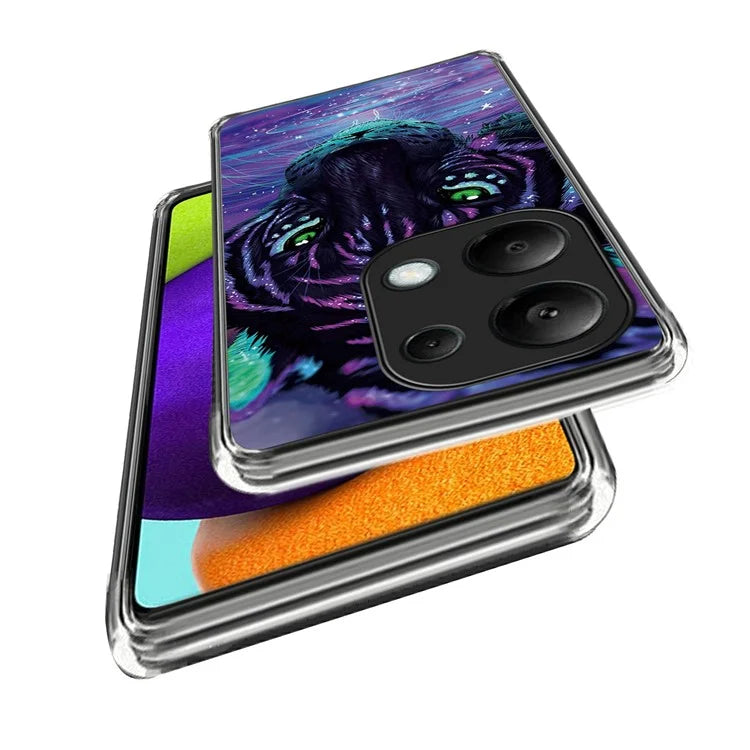 For Xiaomi Redmi Note 13 Pro 4G / Poco M6 Pro 4G TPU Case Soft Phone Cover Pattern Printing