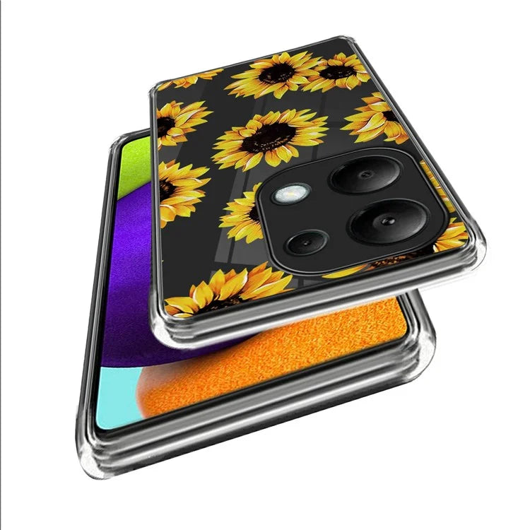 For Xiaomi Redmi Note 13 Pro 4G / Poco M6 Pro 4G TPU Case Soft Phone Cover Pattern Printing