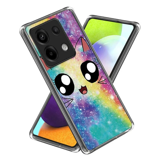 For Xiaomi Redmi Note 13 Pro 5G / Poco X6 5G Slim Case Pattern Printing Shockproof TPU Phone Cover