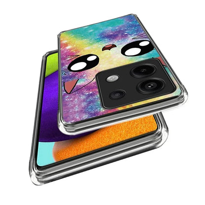 For Xiaomi Redmi Note 13 Pro 5G / Poco X6 5G Slim Case Pattern Printing Shockproof TPU Phone Cover