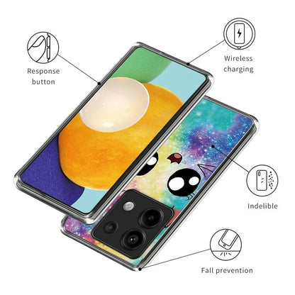 For Xiaomi Redmi Note 13 Pro 5G / Poco X6 5G Slim Case Pattern Printing Shockproof TPU Phone Cover