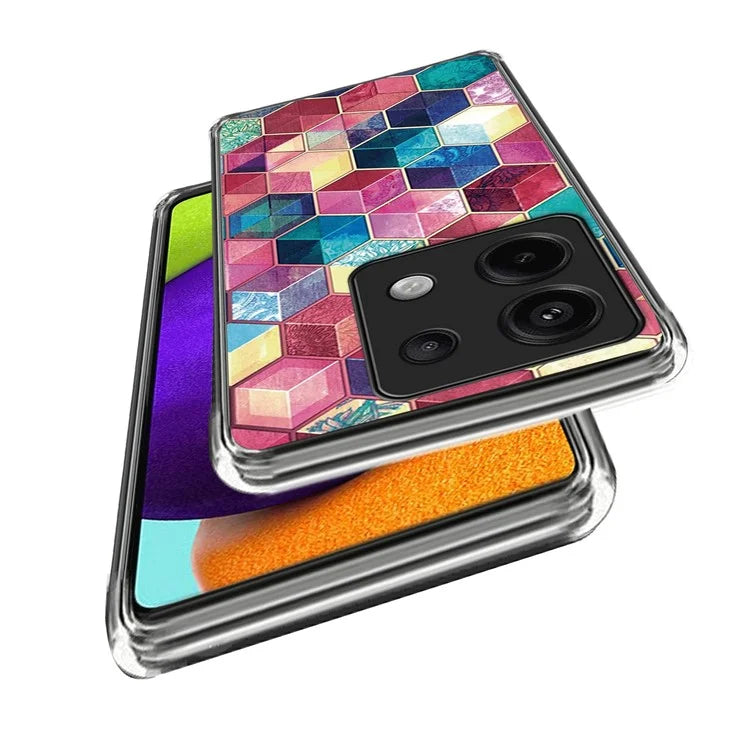 For Xiaomi Redmi Note 13 Pro 5G / Poco X6 5G Slim Case Pattern Printing Shockproof TPU Phone Cover