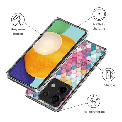 For Xiaomi Redmi Note 13 Pro 5G / Poco X6 5G Slim Case Pattern Printing Shockproof TPU Phone Cover